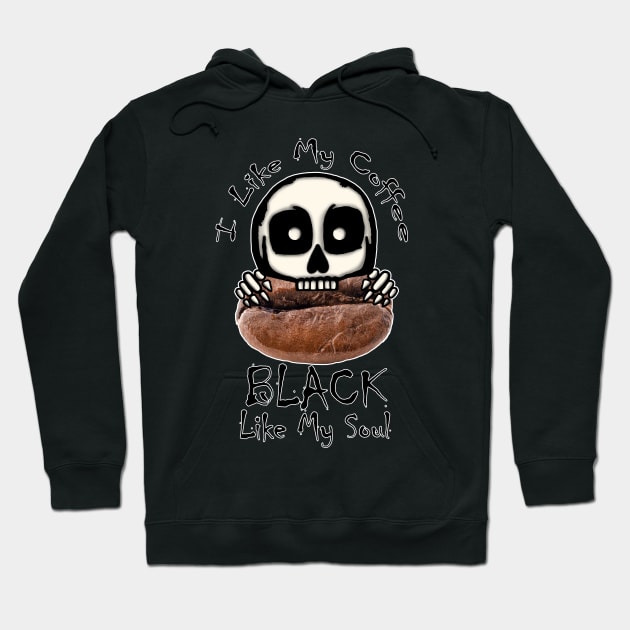 I Like My Coffee Black Hoodie by BlakCircleGirl